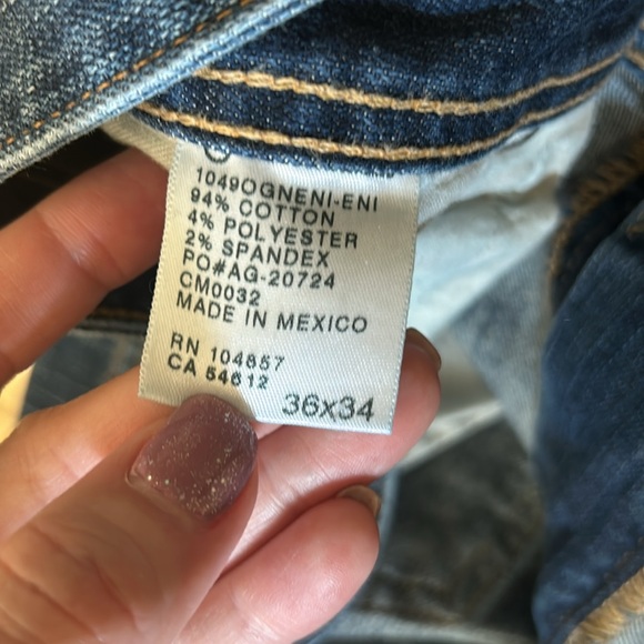 Adriano Goldschmied Men’s Designer Jeans. Size 36x34. Style: The Protege - Picture 5 of 7